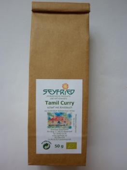 Tamil Curry mittelscharf mit Knoblauch