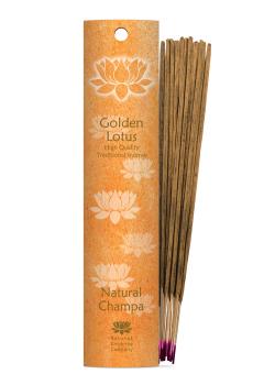 Golden Lotus incense-Natural Champa 10 Stk 20g