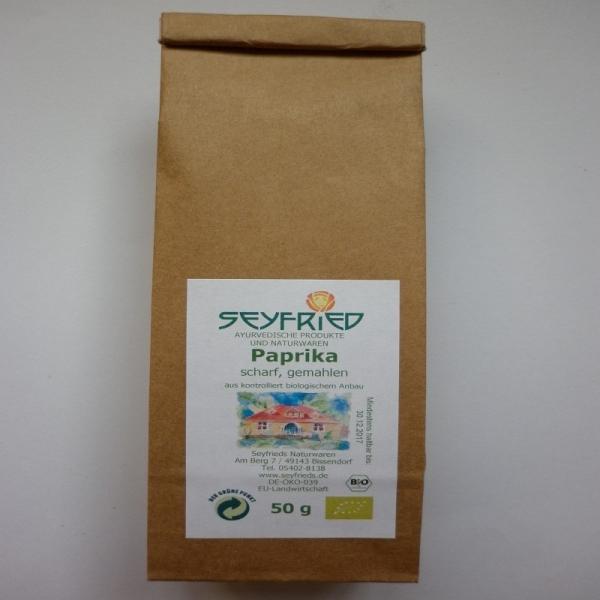 Paprika scharf gemahlen