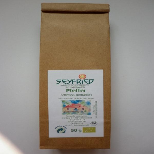 Pfeffer schwarz gemahlen