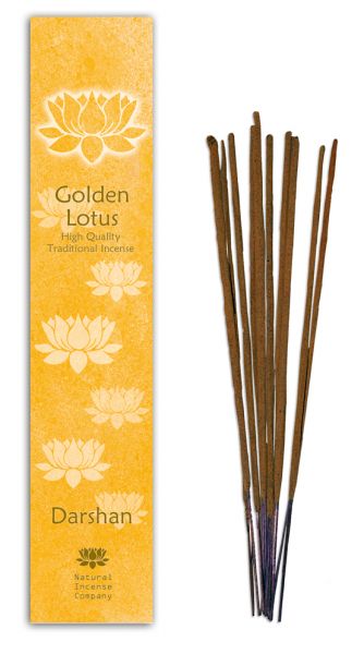 Darshan - Golden Lotus Incense 10 Stk