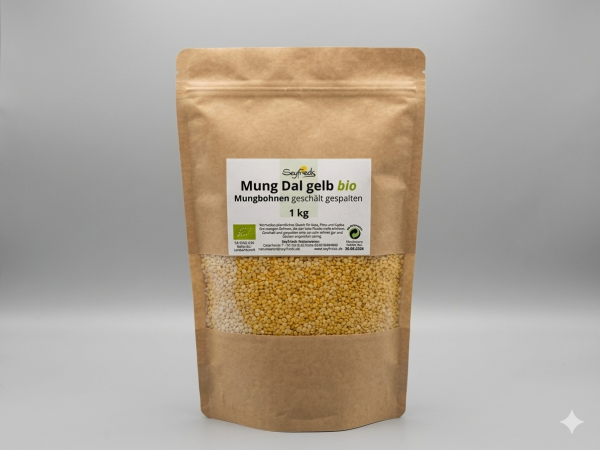 Mung Dal gelb - Mungbohnen geschält gespalten