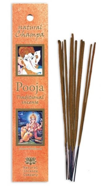 Natural Champa - Pooja Incense 10 Stk