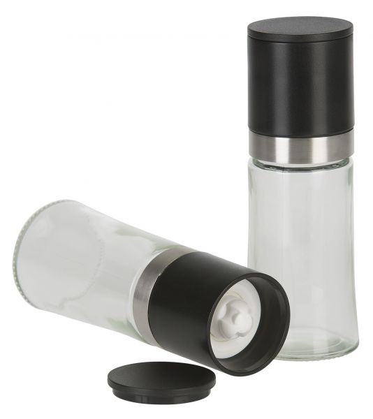 Gewürzmühle 59/158mm in Glas/Kunststoff Keramikmahlwerk